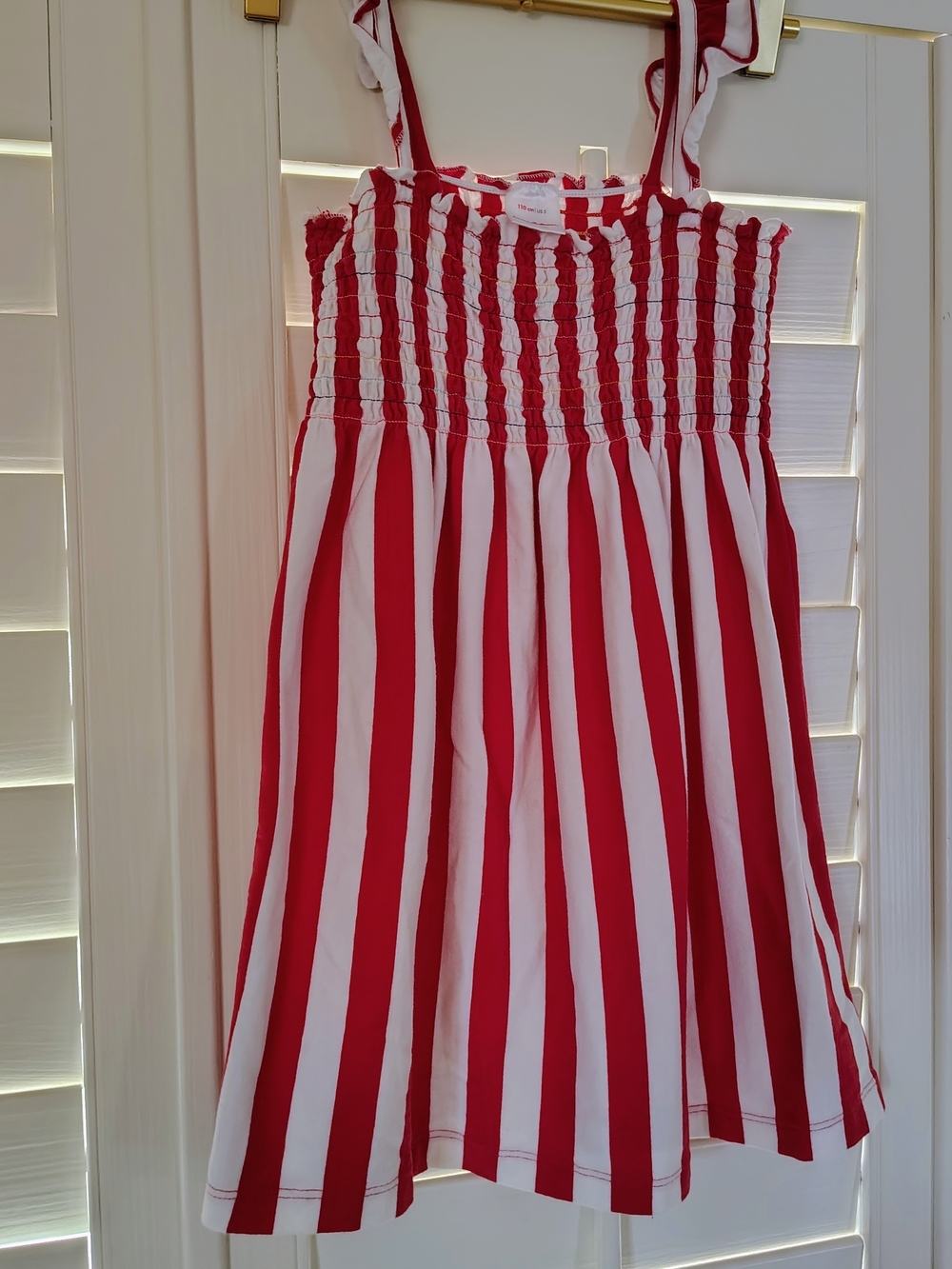 Hannah Anderson Red and White Striped Sundress - Picture 9 of 11